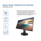 Monitor Punto Informático PIP2700V 27" Full HD LED 5ms Webcam Altavoces Altura VESA Negro Monitor Punto Informático PIP2700V 27" Full HD LED 5ms Webcam Altavoces Altura VESA Negro