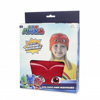 OTL Technologies Auriculares Infantiles Planos con Banda Ajustable Lavable Buhita Pjmasks Owlette OTL Technologies Auriculares Infantiles Planos con Banda Ajustable Lavable Buhita Pjmasks Owlette