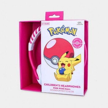 OTL Technologies Auriculares Infantiles Pokémon Pokeball Rosa OTL Technologies Auriculares Infantiles Pokémon Pokeball Rosa
