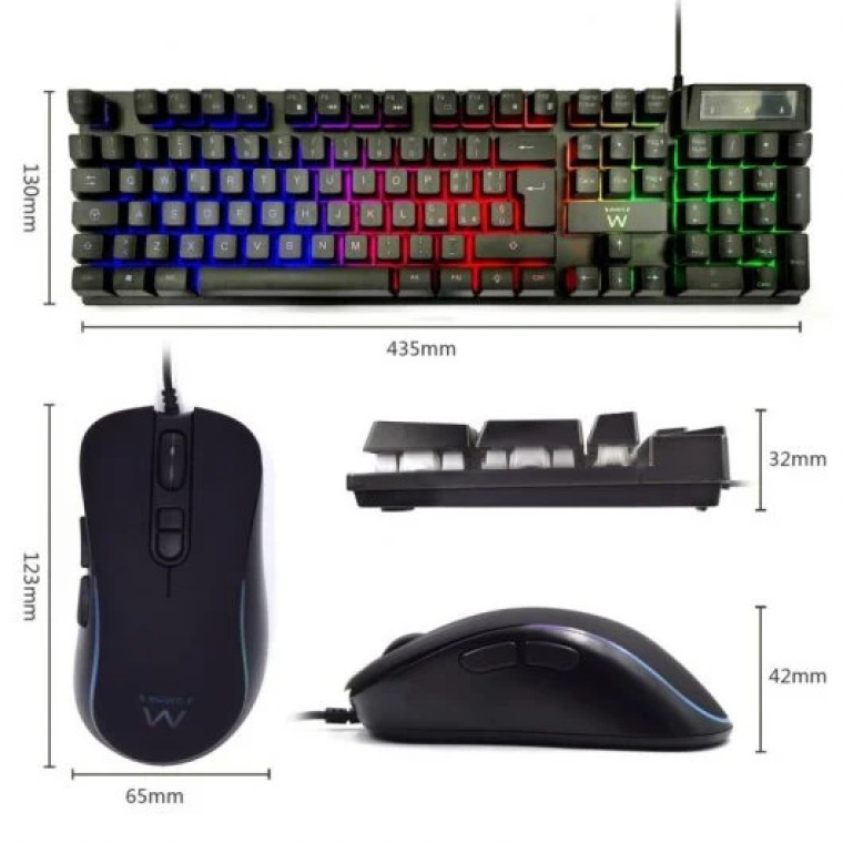 Ewent PL3201 Teclado + Ratóng Gaming