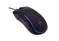Ewent PL3302 Ratón Óptico Gaming RGB 3600DPI Negro