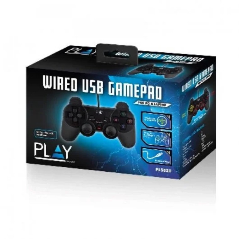 Ewent PL3330 Gamepad USB Negro