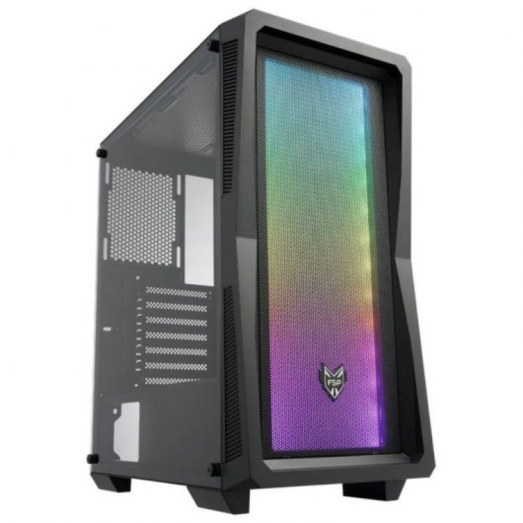 FSP CMT212A ARGB Midi Tower Cristal Templado USB 3.0 Negra