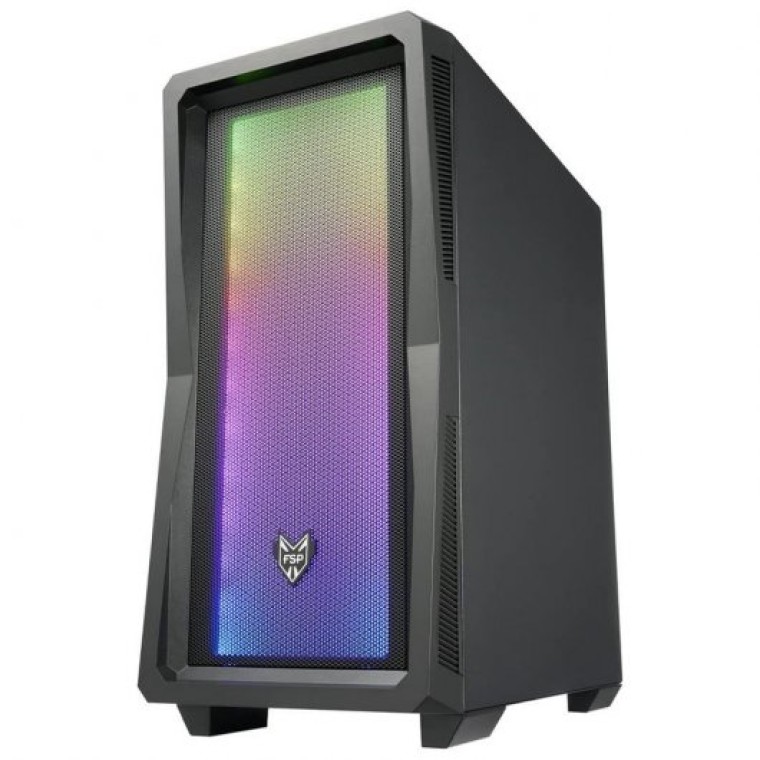 FSP CMT212A ARGB Midi Tower Cristal Templado USB 3.0 Negra