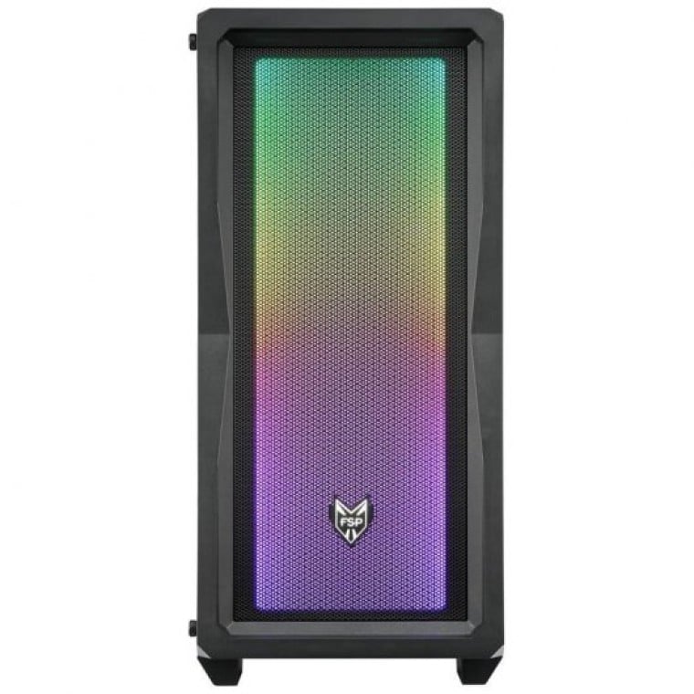 FSP CMT212A ARGB Midi Tower Cristal Templado USB 3.0 Negra