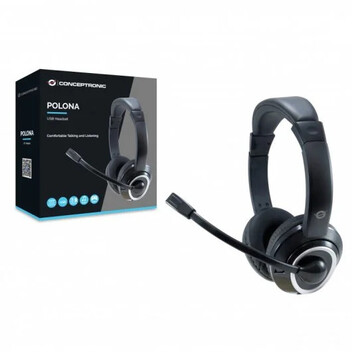 Conceptronic Polona Auriculares USB Negros Conceptronic Polona Auriculares USB Negros