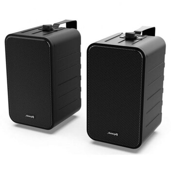 Audibax Pícolo PR-42 Pareja de Altavoces Estantería HiFi y Sonorización con Soporte de Pared 75W Neg Audibax Pícolo PR-42 Pareja de Altavoces Estantería HiFi y Sonorización con Soporte de Pared 75W Neg
