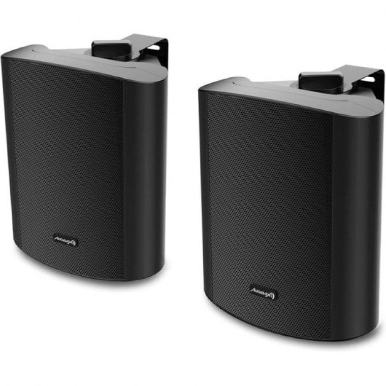 Audibax Pícolo PR-52 Pareja de Altavoces con Soporte de Pared 100W Negros