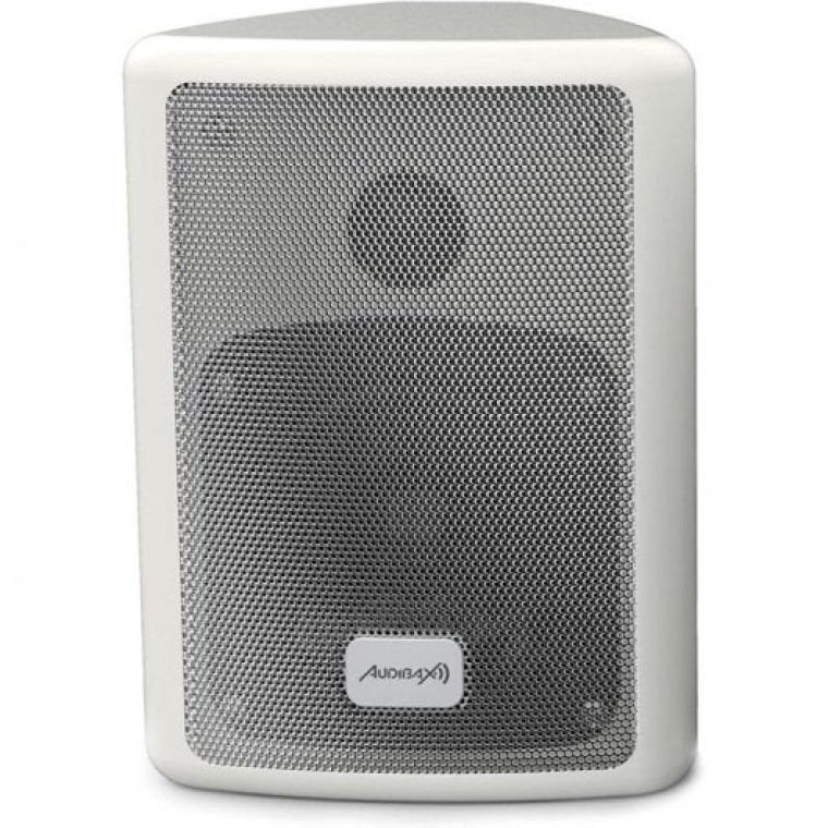 Audibax Pícolo PR-41W Pareja de Altavoces Estantería HiFi y Sonorización con Soporte de Pared 75W Bl