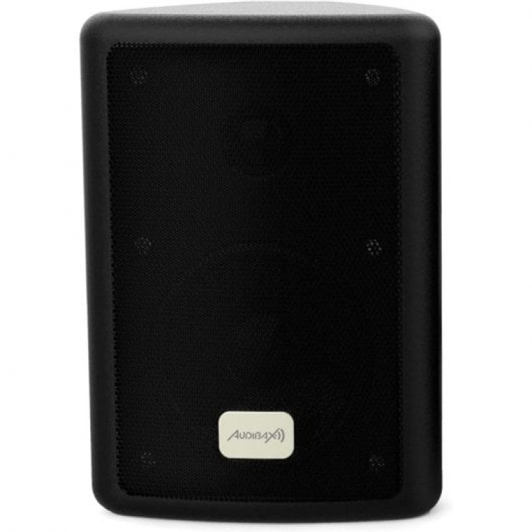 Audibax Pícolo PR-41 Pareja de Altavoces Estantería HiFi y Sonorización con Soporte de Pared 75W Neg