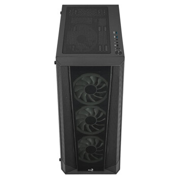 Torre PC Aerocool PRISMBKV3 ARGB Cristal Templado USB 3.0 Negro Torre PC Aerocool PRISMBKV3 ARGB Cristal Templado USB 3.0 Negro
