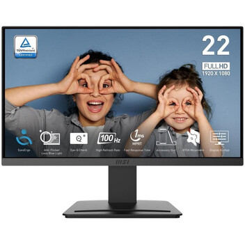Monitor MSI PRO MP223 E2 21.4" FullHD 100Hz VA 1ms Antirreflejos Monitor MSI PRO MP223 E2 21.4" FullHD 100Hz VA 1ms Antirreflejos