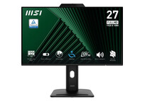 Monitor MSI PRO MP272PMG 27″ 1080p 120Hz IPS altavoces cámara USB HDMI DP FreeSync VESA Negro Monitor MSI PRO MP272PMG 27″ 1080p 120Hz IPS altavoces cámara USB HDMI DP FreeSync VESA Negro
