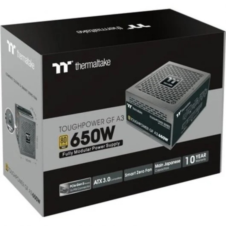 Thermaltake TOUGHPOWER GF A3 650W 80 Plus Gold Full Modular