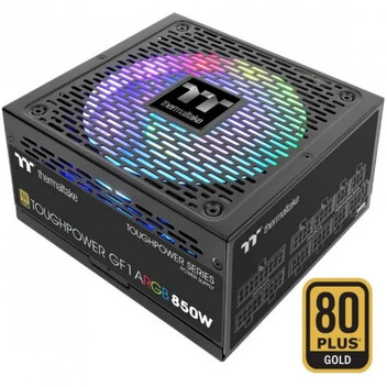 Thermaltake Toughpower GF1 ARGB 850W 80 Plus Gold Full Modular Thermaltake Toughpower GF1 ARGB 850W 80 Plus Gold Full Modular