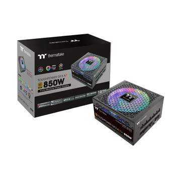 Fuente Alimentación Thermaltake 850W 80 PLUS Gold Toughpower GF3 ARGB Extras