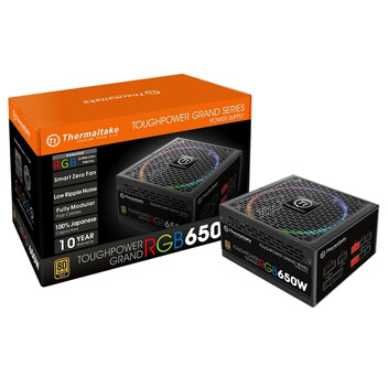Thermaltake Toughpower Grand RGB 650W 80 Plus Gold Modular Thermaltake Toughpower Grand RGB 650W 80 Plus Gold Modular