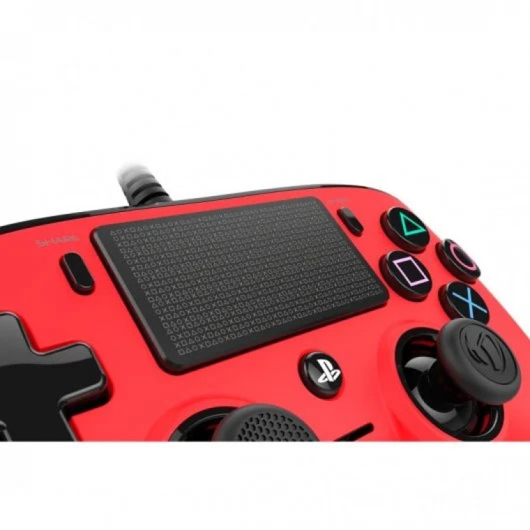 Nacon Compact Controller Wired para PS4/PC Rojo