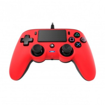 Nacon Compact Controller Wired para PS4/PC Rojo Nacon Compact Controller Wired para PS4/PC Rojo