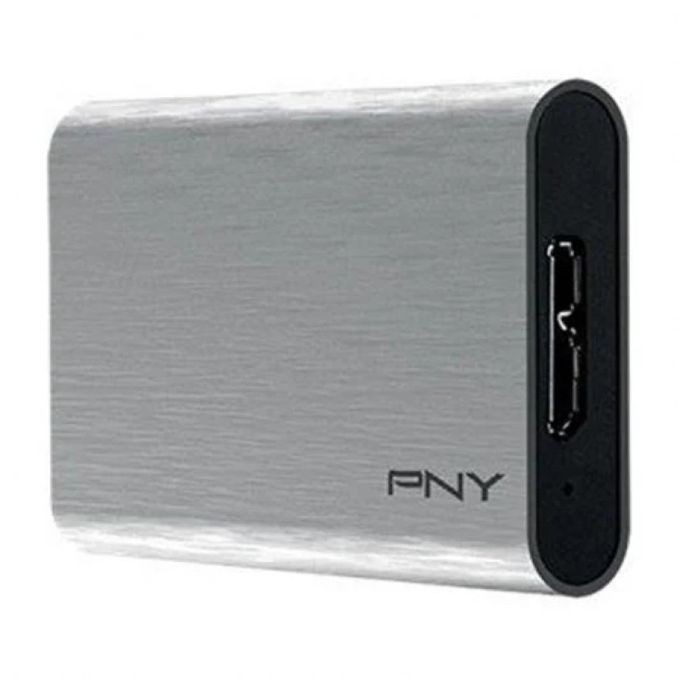 PNY Elite SSD Externo 480GB USB 3.1 Plata