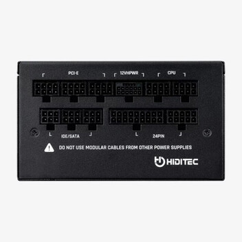 Fuente Alimentación Fuente Hiditec GDX850 v2 850W ATX 3.0 80 Plus Gold Full Modular PCIe 5.0 12VHPWR Fuente Alimentación Fuente Hiditec GDX850 v2 850W ATX 3.0 80 Plus Gold Full Modular PCIe 5.0 12VHPWR