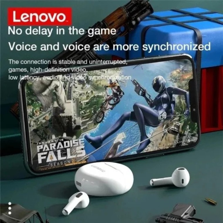 Lenovo HT38 TWS Auriculares Inalámbricos Bluetooth Blancos