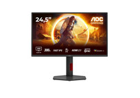 Monitor Gaming AOC Q25G4SR 24.5" QHD 300Hz Fast IPS HDR400 1ms HDMI 2.1 Negro/Rojo