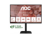 Monitor AOC Q27E4U 27" QHD 120Hz IPS Altura Ajustable Altavoces Low Blue Light VESA USB