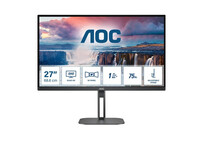 Monitor AOC Q27V5N/BK 27" QHD 75Hz VA FreeSync Premium Pro Altura Ajustable Altavoces HDMI DP Negro