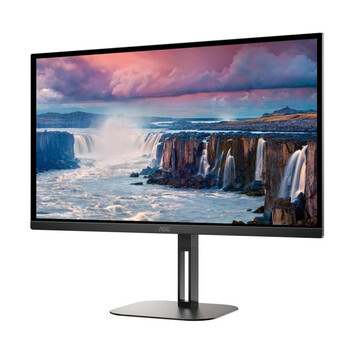 Monitor AOC Q27V5N/BK 27" QHD 75Hz VA FreeSync Premium Pro Altura Ajustable Altavoces HDMI DP Negro