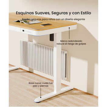 Escritorio Elevable Todo en Uno con Diseño Estético (Comhar)