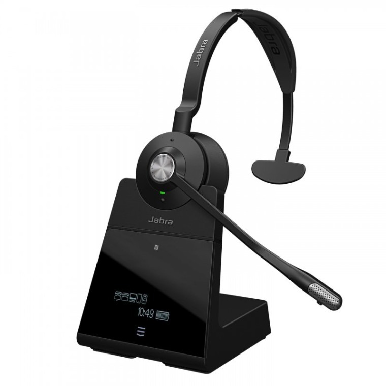 Jabra Engage 75 Auriculares Bluetooth Negros + Soporte de Carga