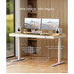 Mesa Elevable con Carga Inalámbrica y Tablero de bambú (Q8)