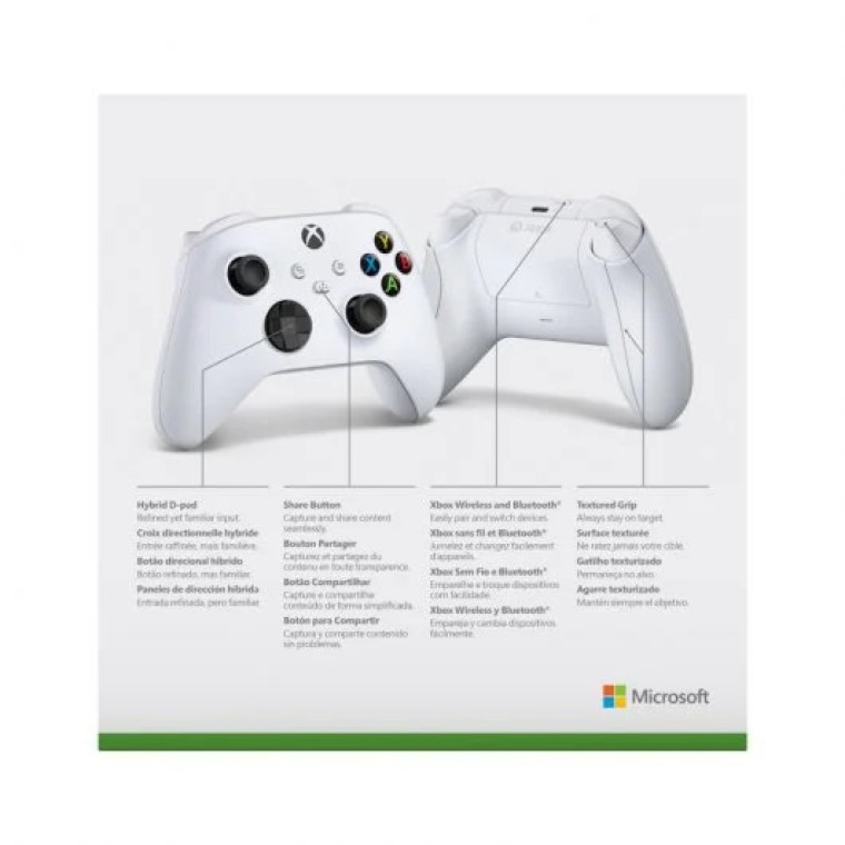 Microsoft Mando Inalámbrico Xbox Series/One/PC Blanco Robot