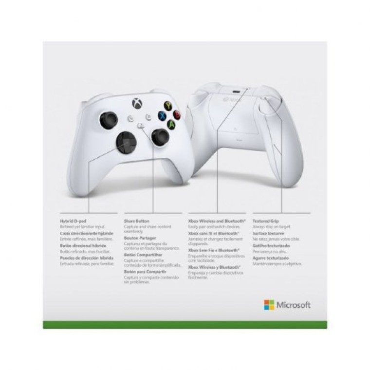 Microsoft Mando Inalámbrico Xbox Series/One/PC Blanco