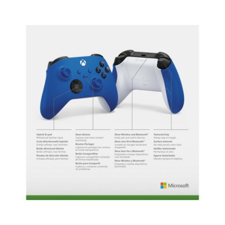 Microsoft Mando Inalámbrico Xbox Series/One/PC Azul Deslumbrante