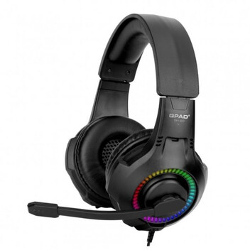 QPAD QH20 Auriculares Gaming RGB Multiplataforma Negros