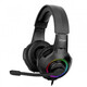 QPAD QH20 Auriculares Gaming RGB Multiplataforma Negros