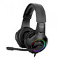 QPAD QH20 Auriculares Gaming RGB Multiplataforma Negros