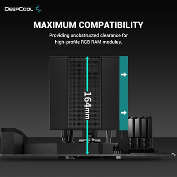 DeepCool ASSASSIN 4S Ventilador CPU 140mm Negro