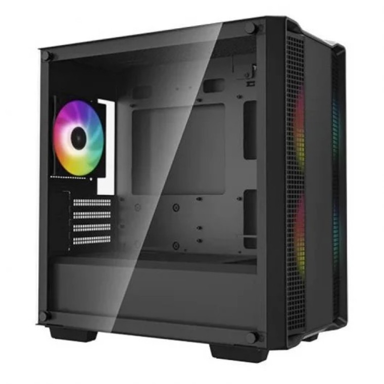 DeepCool CC360 ARGB Mid Tower MATX Cristal Templado USB 3.0 Negro