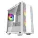 DeepCool CC360 ARGB Mid Tower MATX Cristal Templado USB 3.0 Blanca