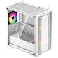 DeepCool CC360 ARGB Mid Tower MATX Cristal Templado USB 3.0 Blanca