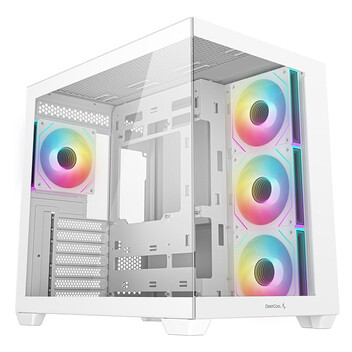 Torre PC Torre DeepCool CG530 4F WH Blanco 3 Ventiladores 120mm Vidrio Templado ATX Torre PC Torre DeepCool CG530 4F WH Blanco 3 Ventiladores 120mm Vidrio Templado ATX