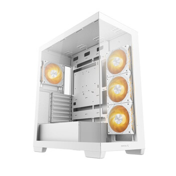 Torre PC Caja de torre DeepCool CG580 4F ATX RGB Blanca 4 Ventiladores PWM-ARGB Vidrio Templado Torre PC Caja de torre DeepCool CG580 4F ATX RGB Blanca 4 Ventiladores PWM-ARGB Vidrio Templado