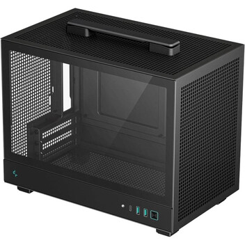 Torre PC DeepCool CH160 Mini Tower ITX Cristal Templado USB-C Negra Torre PC DeepCool CH160 Mini Tower ITX Cristal Templado USB-C Negra