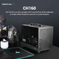 Torre PC DeepCool CH160 Mini Tower ITX Cristal Templado USB-C Negra Torre PC DeepCool CH160 Mini Tower ITX Cristal Templado USB-C Negra