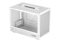 Torre PC DeepCool CH160 Mini Tower ITX Cristal Templado USB-C Blanca