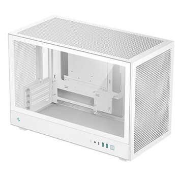 Torre PC Caja DeepCool CH260 Blanca Micro ATX ABS/SPCC/Vidrio Templado USB-C