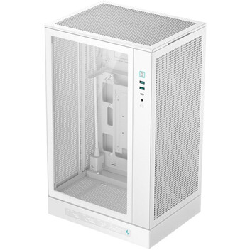 Torre PC Caja PC DeepCool CH270 Digital Mini Torre Micro-ATX Vidrio Templado Blanca Torre PC Caja PC DeepCool CH270 Digital Mini Torre Micro-ATX Vidrio Templado Blanca